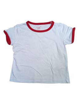 Bílo červené triko pro kluky secondhand Primark Bílo červené triko pro kluky secondhand Primark