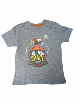 Šedé triko s kosmonautem pro kluky outlet Jeff&Co Šedé triko s kosmonautem pro kluky outlet Jeff&Co