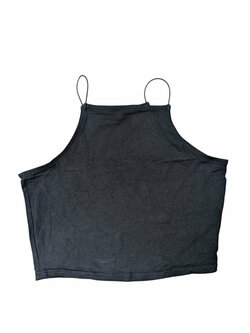 Černý topík pro holky secondhand New Look