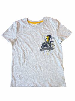 Šedé triko s kapsičkou a obrázkem pro kluky secondhand Kids