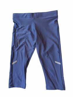 tmavě modré sportovní legíny pro kluky secondhand Decathlon 