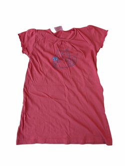 červené triko s kočkou pro holky secondhand papagino