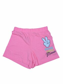 Růžové kraťasy s obrázkem pro holky secondhand Primark