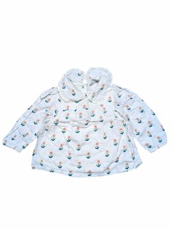 Bílé šaty zdobené pro holky secondhand Primark