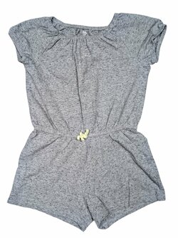 Šedý žíhaný overal pro holky secondhand H&M