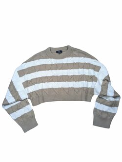 Pruhovaný svetr pro holky secondhand New Look