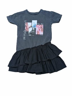 černo šedé šaty pro holky secondhand River Island