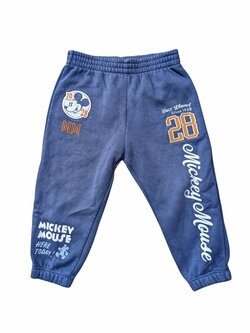 Světle modré tepláky Mickey pro kluky secondhand Disney Světle modré tepláky Mickey pro kluky secondhand Disney