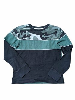 Maskáčové triko pro kluky secondhand Next