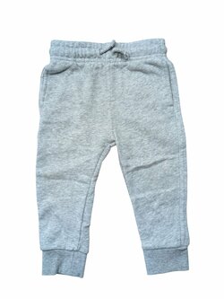 Světle šedé žíhané tepláky pro kluky secondhand F&F