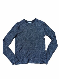 Černý slabý svetr třpytivý pro holky secondhand H&M Černý slabý svetr třpytivý pro holky secondhand H&M