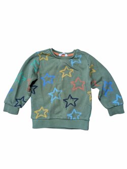 Zelená mikina s obrázky pro kluky secondhand M&S