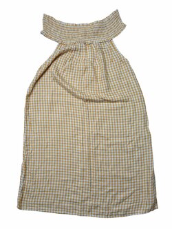 Žluté kostkované šaty pro holky outlet Dizzylissy
