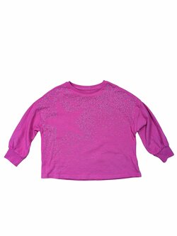 Růžová mikina se třpytkami pro holky outlet Next