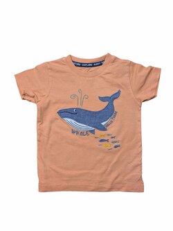 Oranžové triko s obrázkem pro kluky secondhand Matalan Oranžové triko s obrázkem pro kluky secondhand Matalan