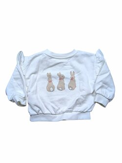 Bílá mikina s obrázkem pro holky secondhand M&S Bílá mikina s obrázkem pro holky secondhand M&S