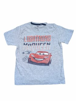 Šedé triko Auta pro kluky secondhand Disney