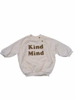 Světlá mikina s 3D nápisem pro holky secondhand George Světlá mikina s 3D nápisem pro holky secondhand George