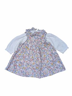 Kytkované šaty s dlouhým rukávem pro holky secondhand Nutmeg