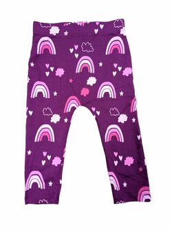 Vínové kalhoty s obrázky pro holky outlet George