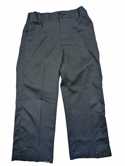 Černé pruhované kalhoty pro kluky secondhand Ducke & Dodge