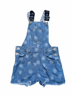 Džínová šatovka s obrázky pro holky secondhand M&Co