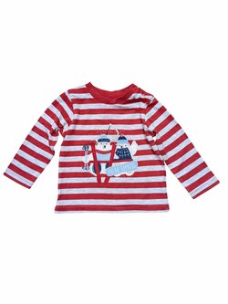 Pruhované triko s obrázkem pro kluky secondhand TU Pruhované triko s obrázkem pro kluky secondhand TU