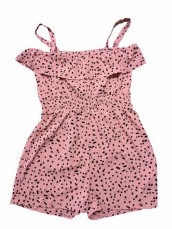 Růžový overal se vzorem pro holky secondhand Primark