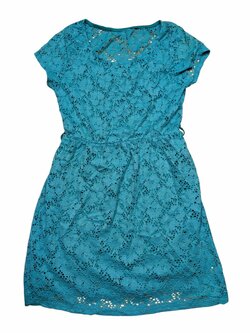 Tyrkysové šaty zdobené pro holky secondhand Tyrkysové šaty zdobené pro holky secondhand