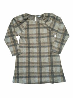 Kostkované teplejší šaty pro holky secondhand Zara