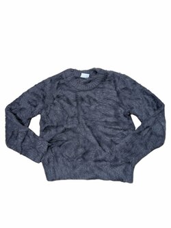 Šedý chlupatý setr pro holky secondhand Next