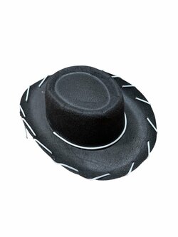 Černý kovbojský klobouk pro kluky secondhand