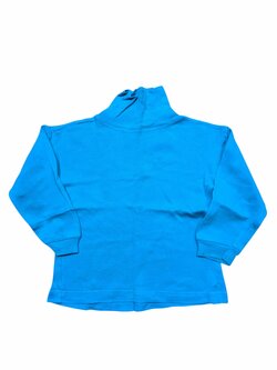 Modré triko s rolákem  pro kluky