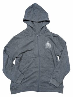 Tmavě šedá žíhaná mikina pro kluky secondhand 