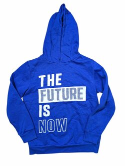 Modrá mikina s nápisem pro kluky secondhand St.Bernard