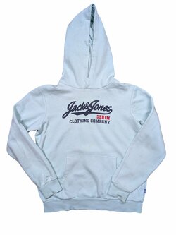 Světle modrá mikina pro kluky secondhand Jack&Jones