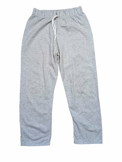 Slabé šedé tepláky široké pro holky secondhand