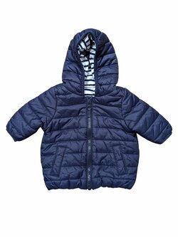 Tmavá silnější šusťáková bunda pro kluky secondhand Next Tmavá silnější šusťáková bunda pro kluky secondhand Next