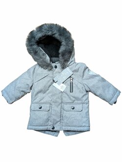 Šedá zimní bunda pro kluky outlet Primark Šedá zimní bunda pro kluky outlet Primark