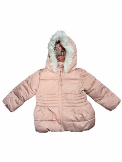 Růžová silná bunda pro holky secondhand Next