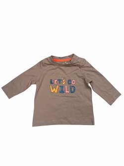 Světle hnědé triko s nápisem pro kluky outlet F&F