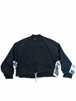 Černo bílá mikina pro holky secondhand Next