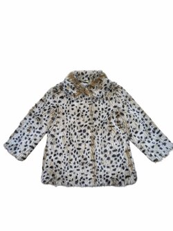 Chlupatá bunda se vzorem pro holky secondhand M&S Chlupatá bunda se vzorem pro holky secondhand M&S