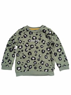 Zelená mikina se vzorem pro holky secondhand F&F Zelená mikina se vzorem pro holky secondhand F&F