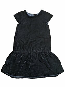 Černé semišové šaty secondhand H&M