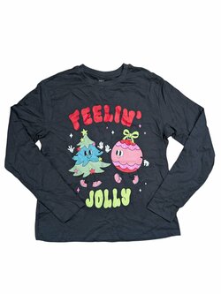 Tmavé triko dlouhý rukáv pro holky secondhand M&S