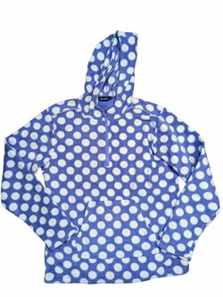 Modrá puntíkovaná mikina pro kluky secondhand Peter Storm