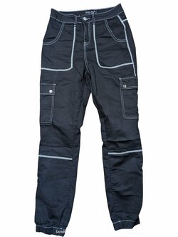 Černé kalhoty ve stylu džín pro holky secondhand Select