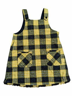 Kostkované šaty pro holky secondhand Matalan