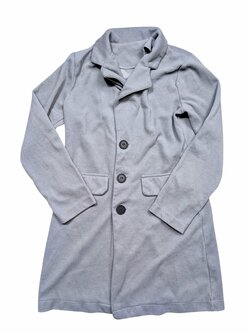 Šedý kabát pro holky secondhand Šedý kabát pro holky secondhand